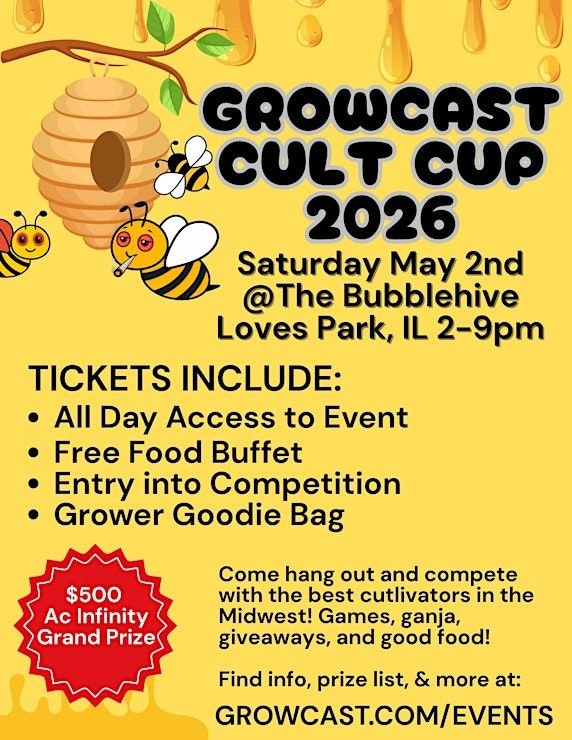 GrowCast Cult Cup 2026 event banner